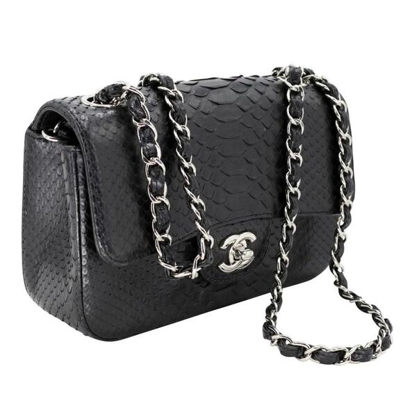 Chanel 2.55 Reissue Grail Mini Python Skin Leather Cross Body Bag CC-B0910P-0001 - Picture 4 of 12